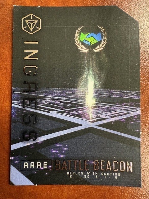 Ingress Battle Beacon Card Niantic [UNREDEEMED]