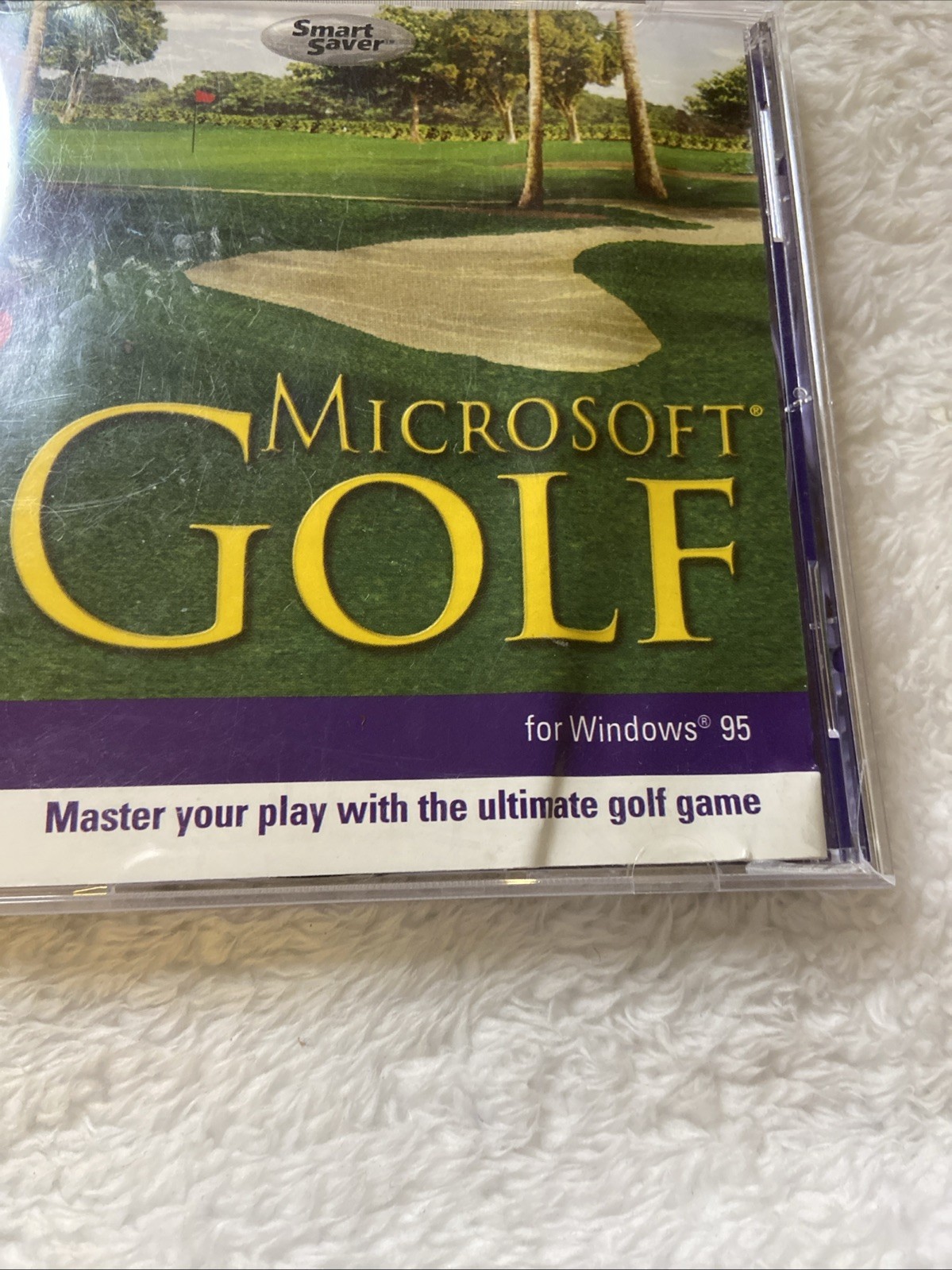 Microsoft Golf for Windows 95 PC CD ROM 2000 VTG Sports Computer Game Clubs