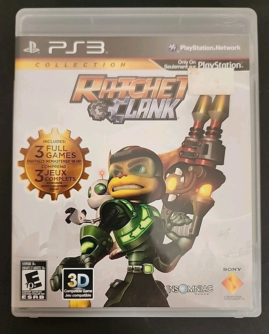 Ratchet & Clank Collection (Sony PlayStation 3, 2012) Great Shape (no manual)