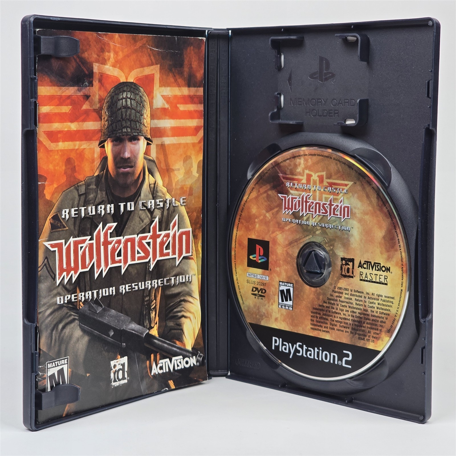 Return to Castle Wolfenstein : Operation Resurrection (PlayStation 2 PS2) CIB