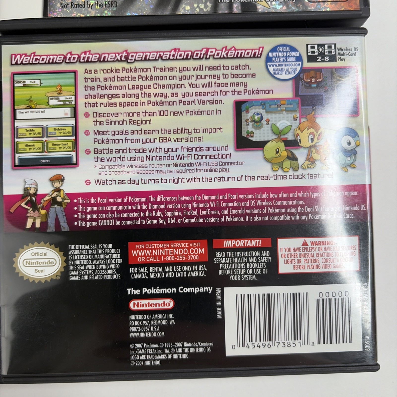 Pokemon DS Platinum Diamond Pearl Bundle W Original Box Authentic Tested