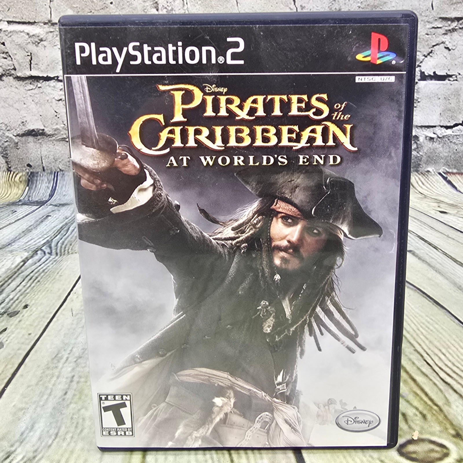 Sony PlayStation 2 Pirates Game Bundle At Worlds End Black Buccaneer PS2 Lot CIB