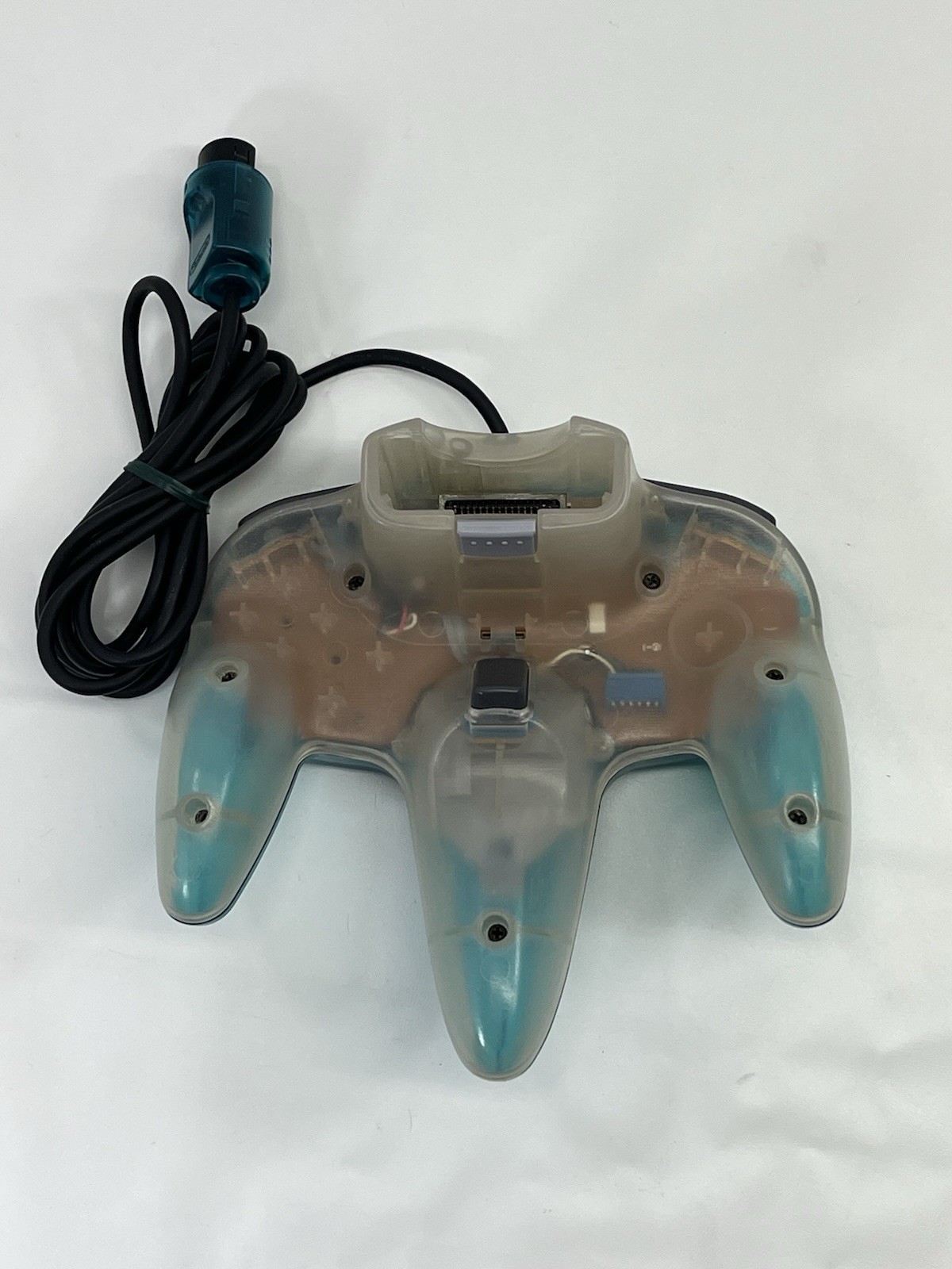 Nintendo 64 N64 Clear Ice Blue Controller OEM Original Authentic NUS-005 Tested