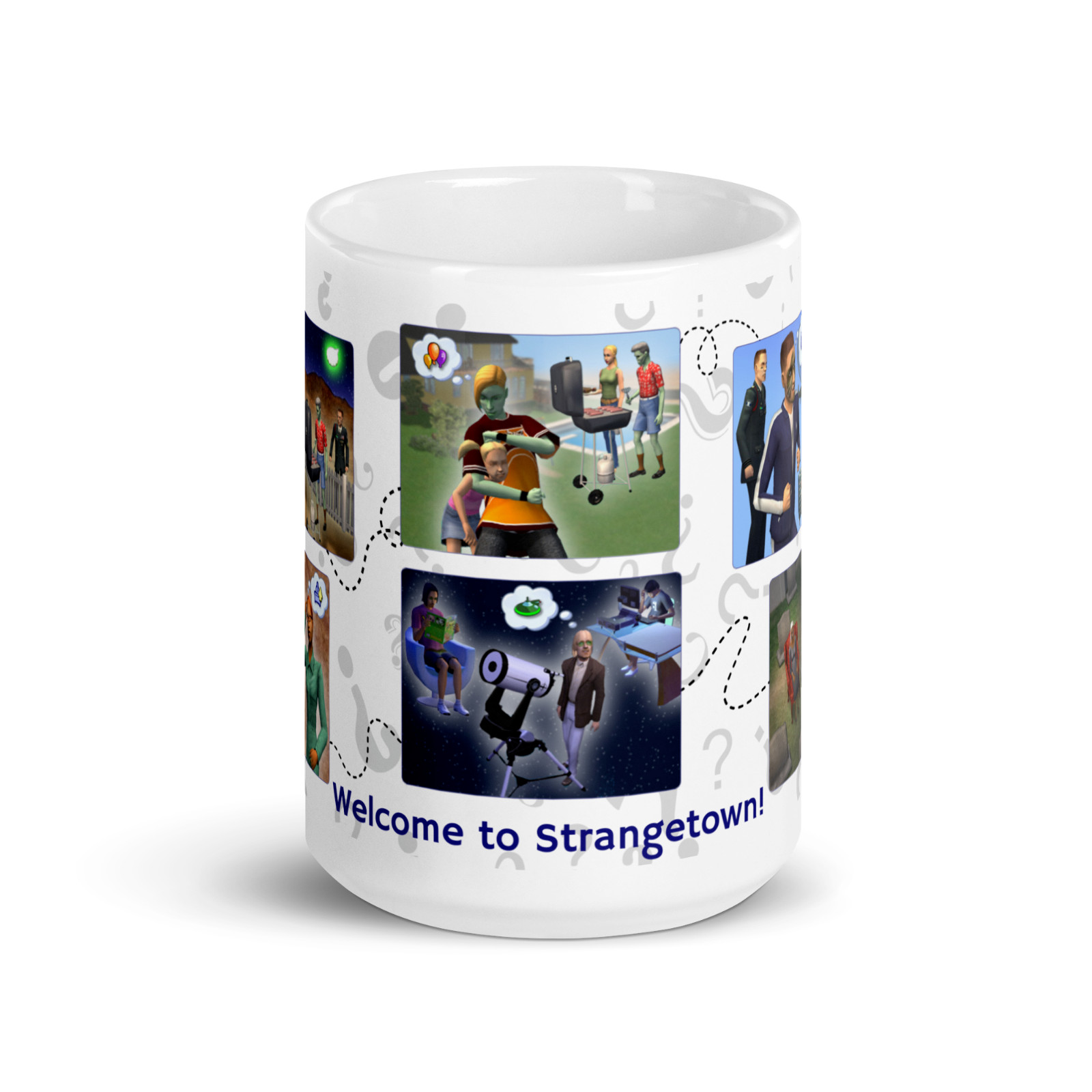 The Sims 2 Mug Gift Gaming 15oz the Sims 2 Welcome to Strangetown