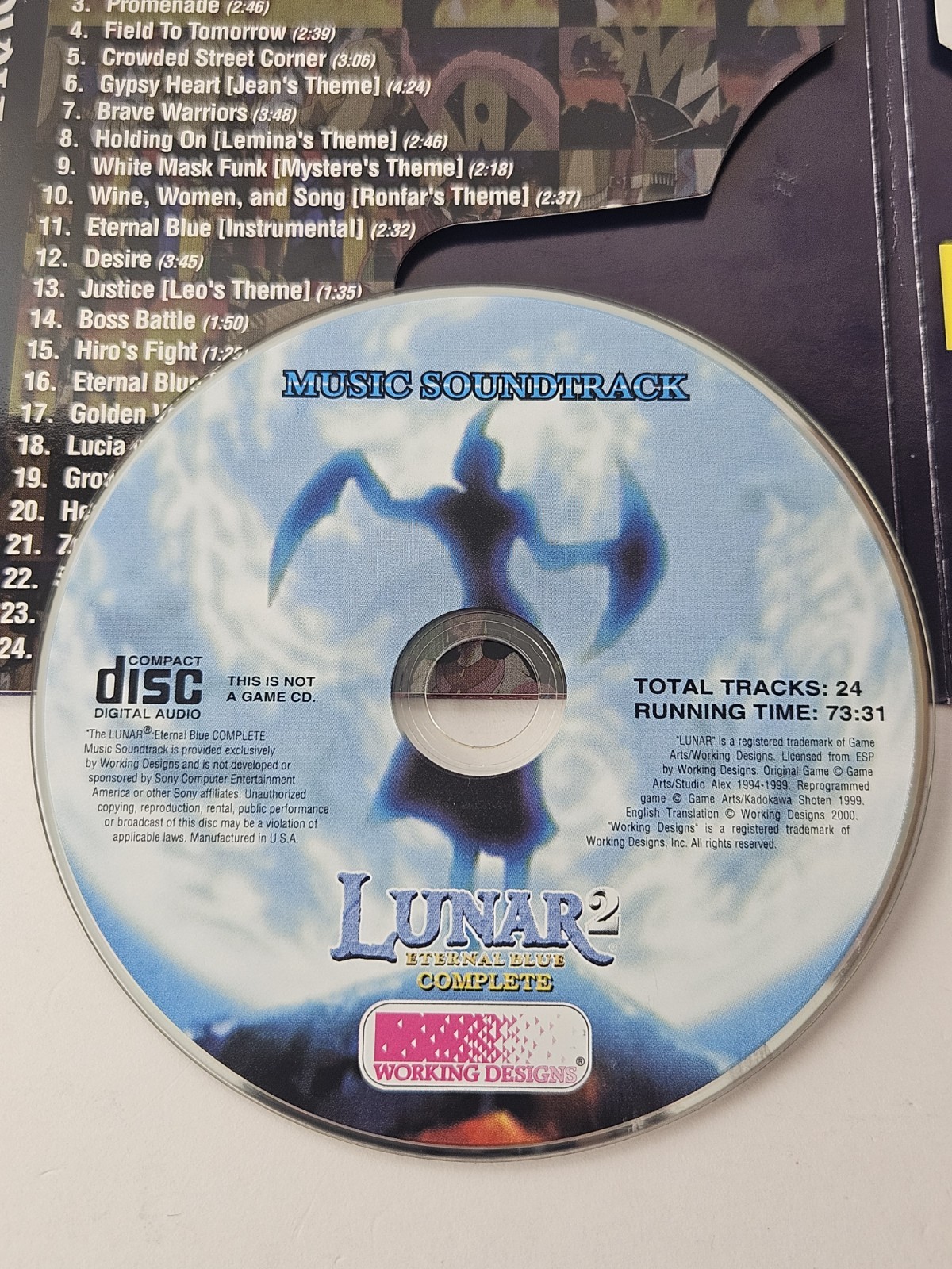 Lunar 2: Eternal Blue Complete (PlayStation 1, 2000) CIB Complete In Box