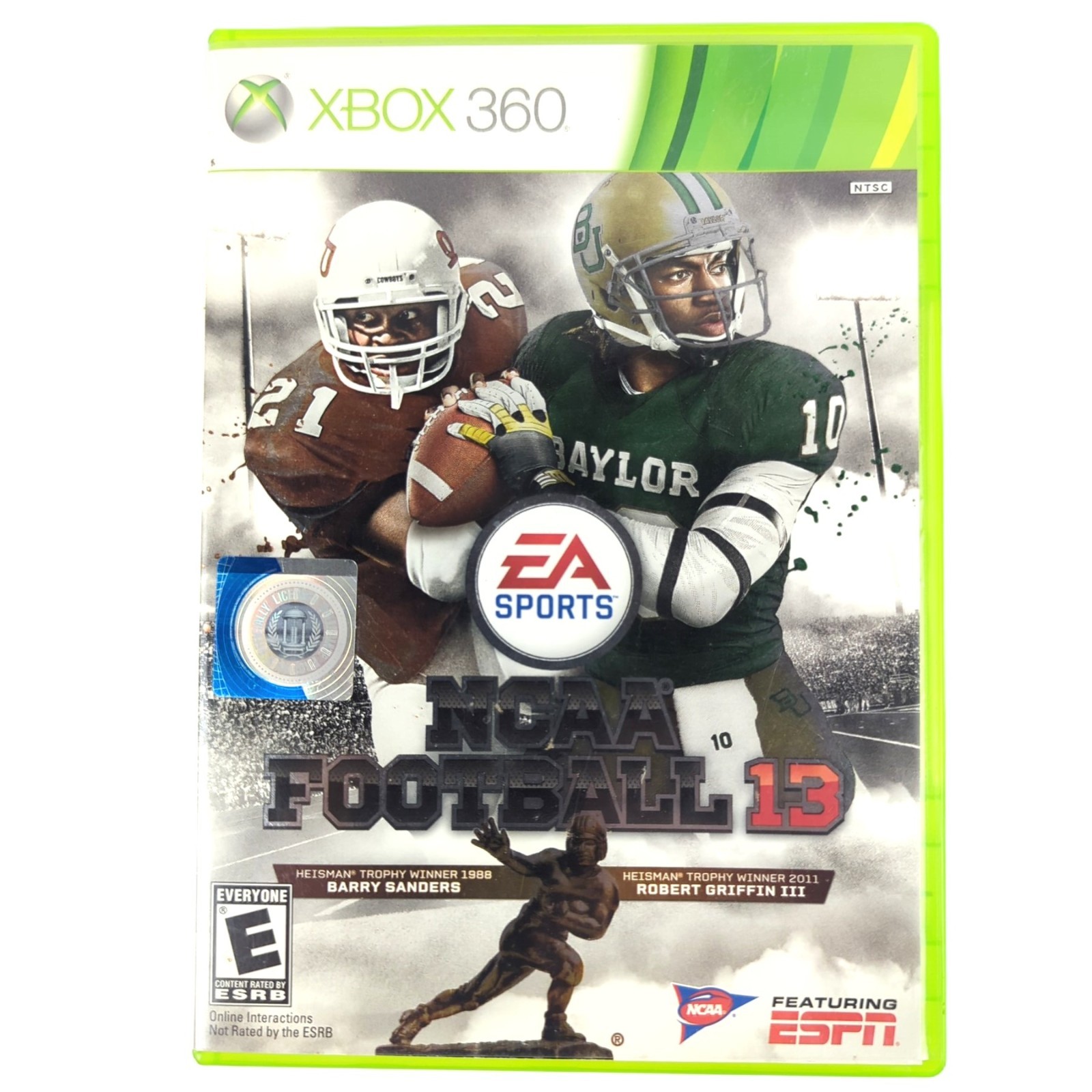 EA SPORTS NCAA Football 13 Xbox 360 College Football Case Disc Insert Tested