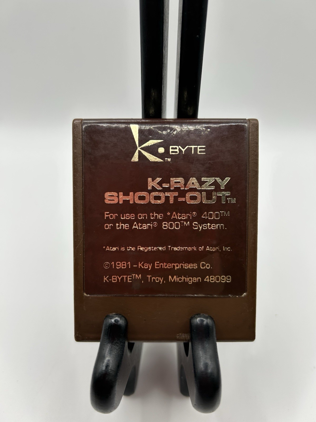 K-razy Shoot-out, Atari 400 or 800 Cartridge (K-Byte, 1981) Tested