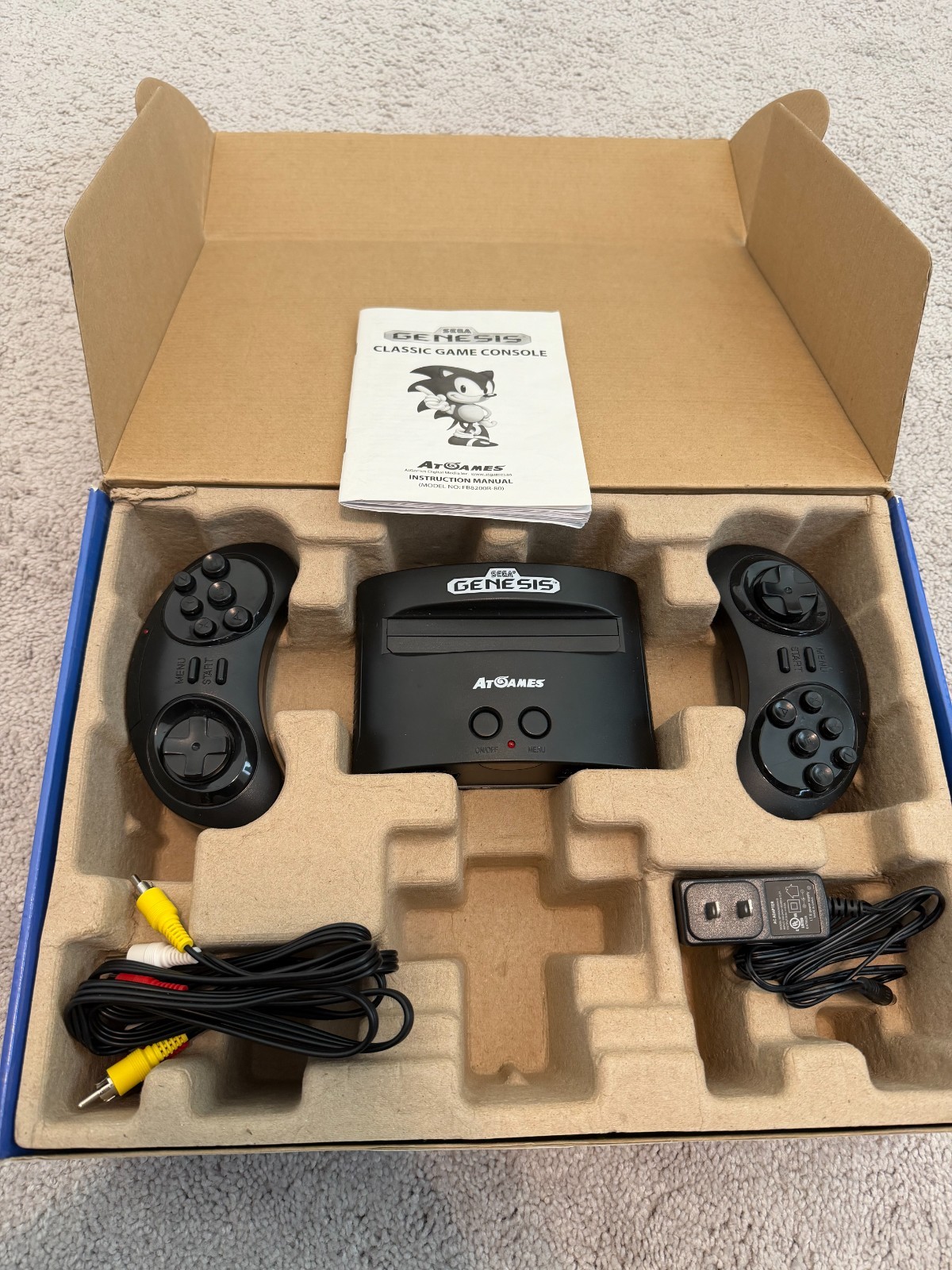 Sega Genesis Classic Game Console 80 Built-In Games and 2 Wireless Controllers