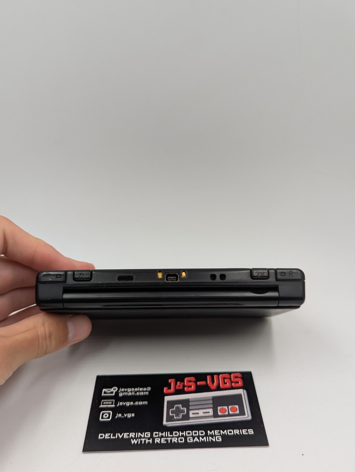 Ninto New 3DS Black Mario Edition Console Charger Tested Working