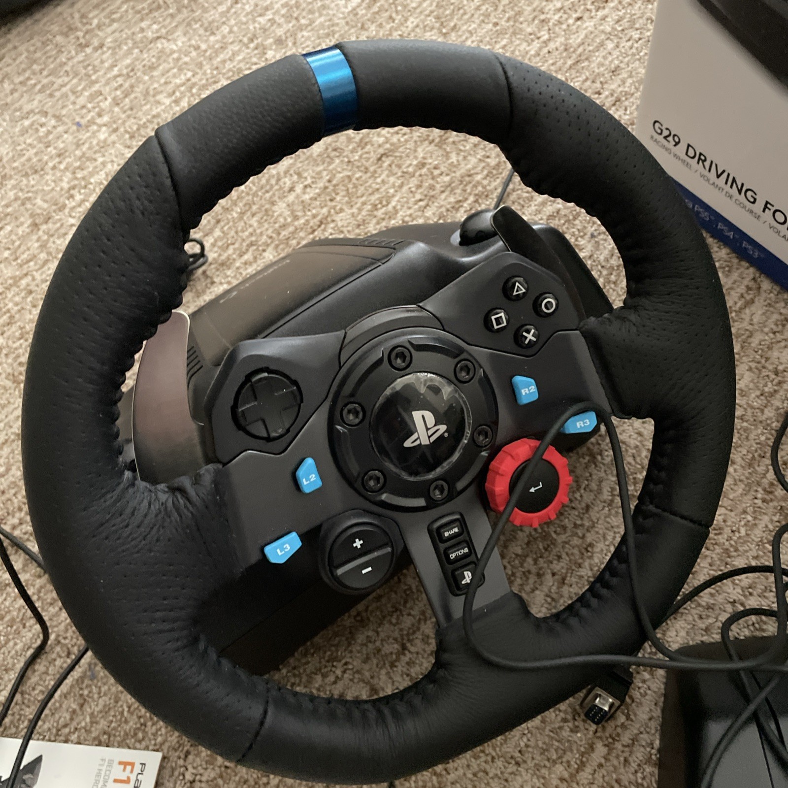 Excellent condition Logitech G29 Racing Wheel And Pedals For PlayStation and PC