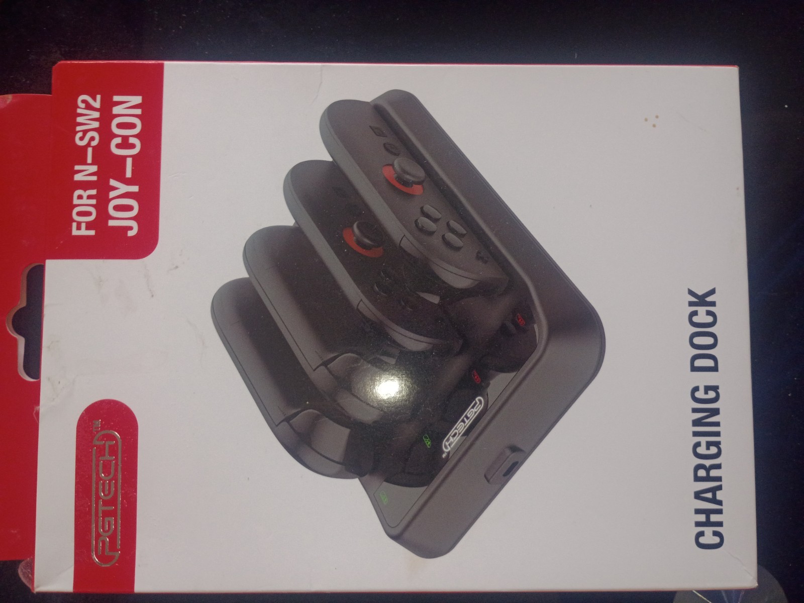 FASTSND EP-371 Joy-Con Charging Dock for Nintendo Switch, USB-C Wired, Black