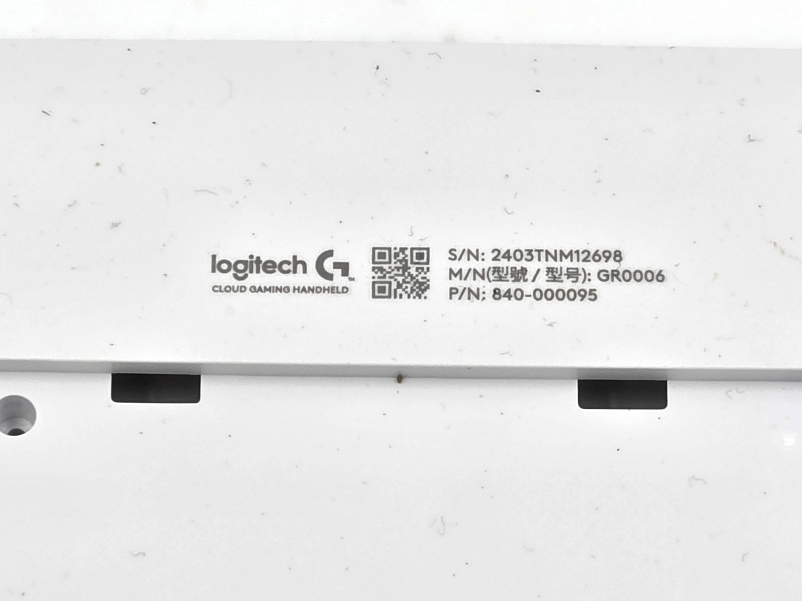 OEM Genuine Logitech G Cloud Rear Back Top Mid Middle Cover Replacement Unit