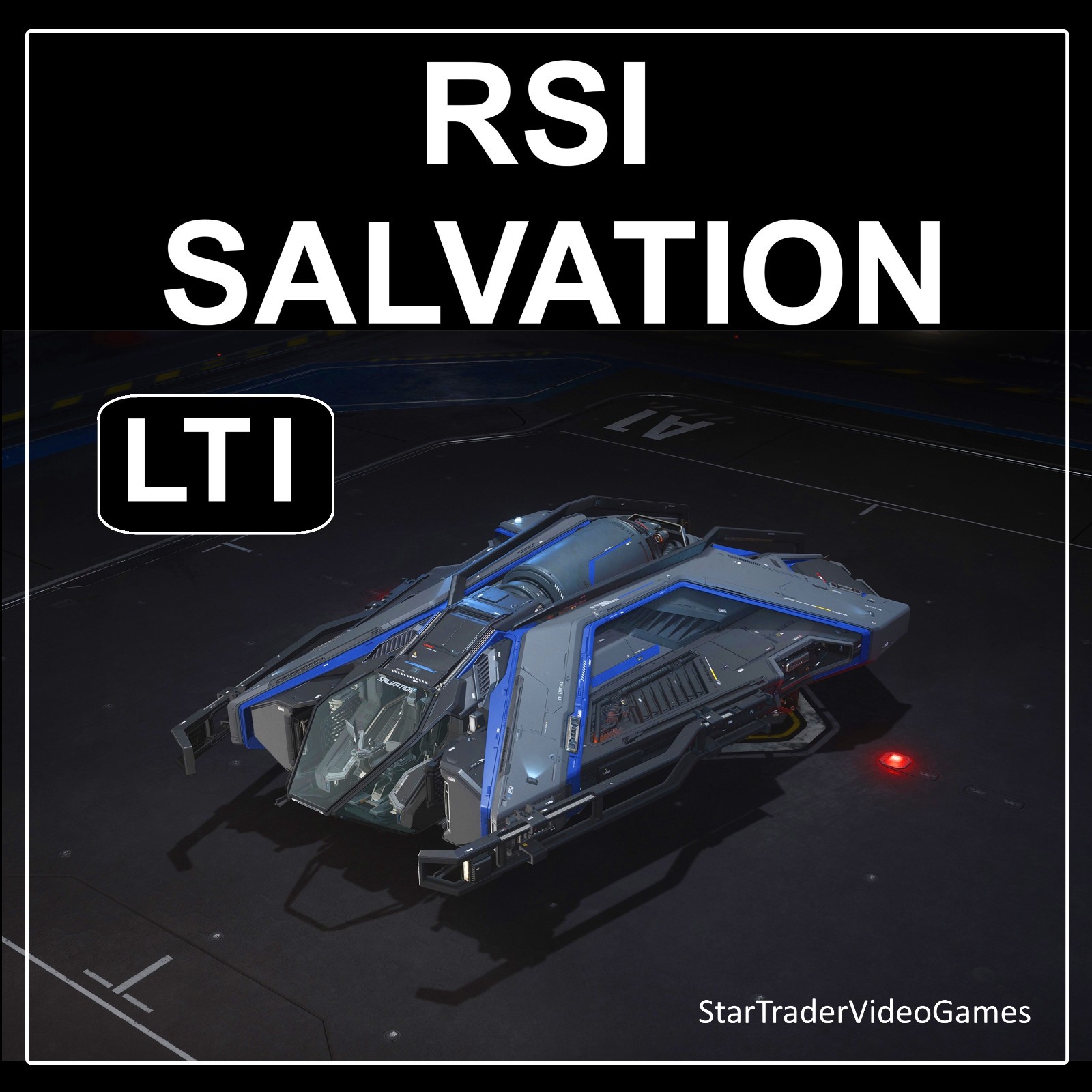 STAR CITIZEN SHIP – RSI SALVATION – LTI ORIGINAL WARBOND + VESPID PAINT