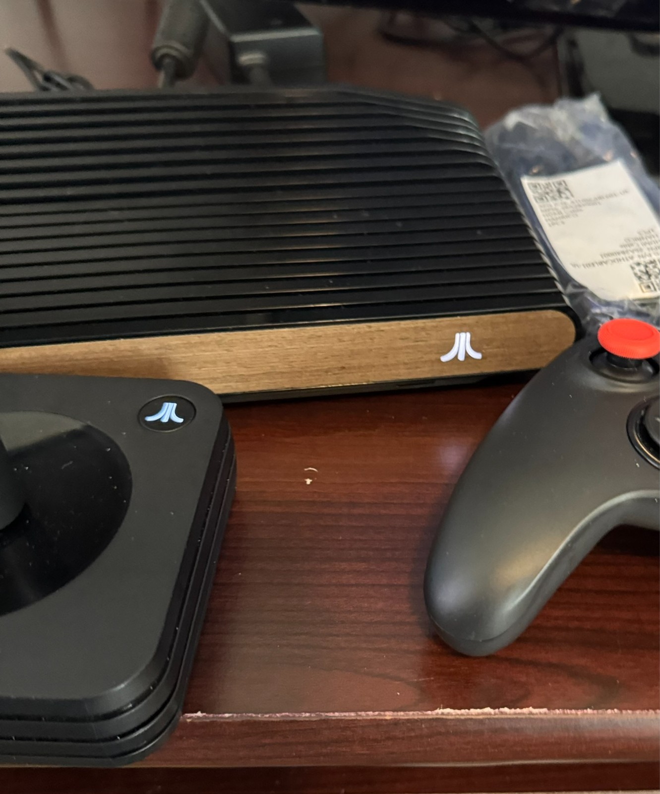 Atari VCS 800 Home Console 32GB – Black Walnut Bundle with extra joystick