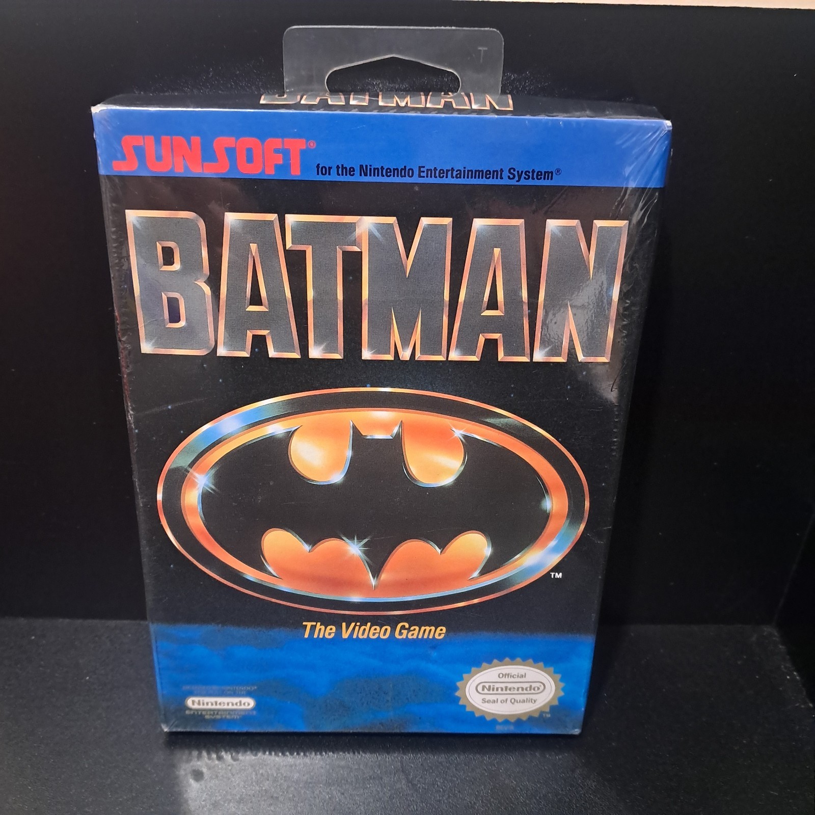 Batman The Video Game 90s NES Factory Sealed H-Seam Oval Nintendo Seal Brand New