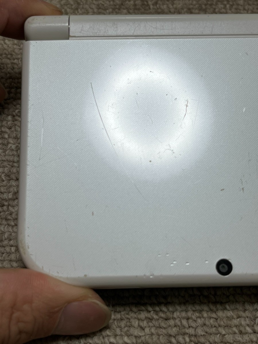 New 3DS LL XL Pearl White Japan Nintendo Console region Japanese B966
