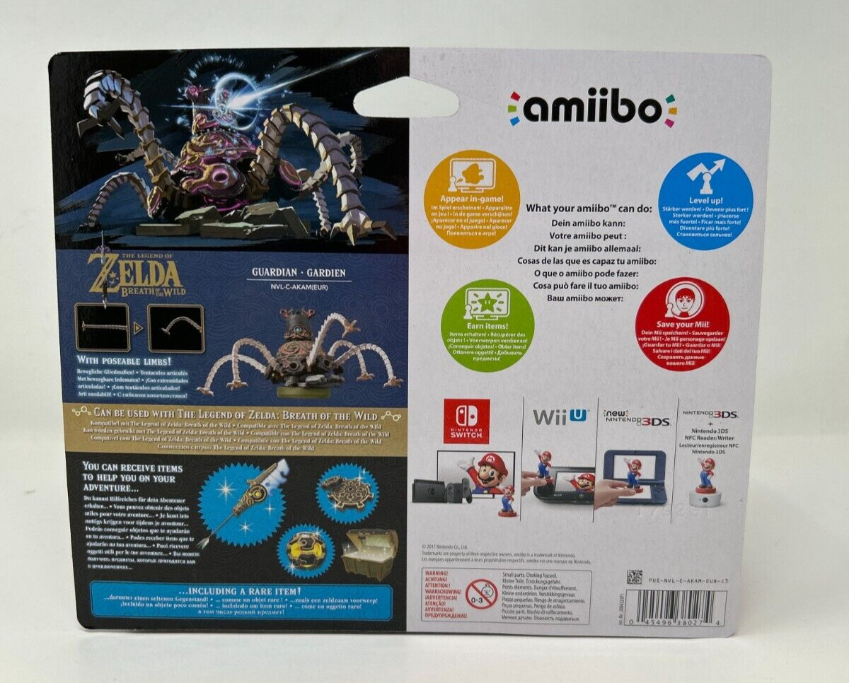 Guardian Amiibo Breath of the Wild Nintendo Brand New & Factory Sealed!
