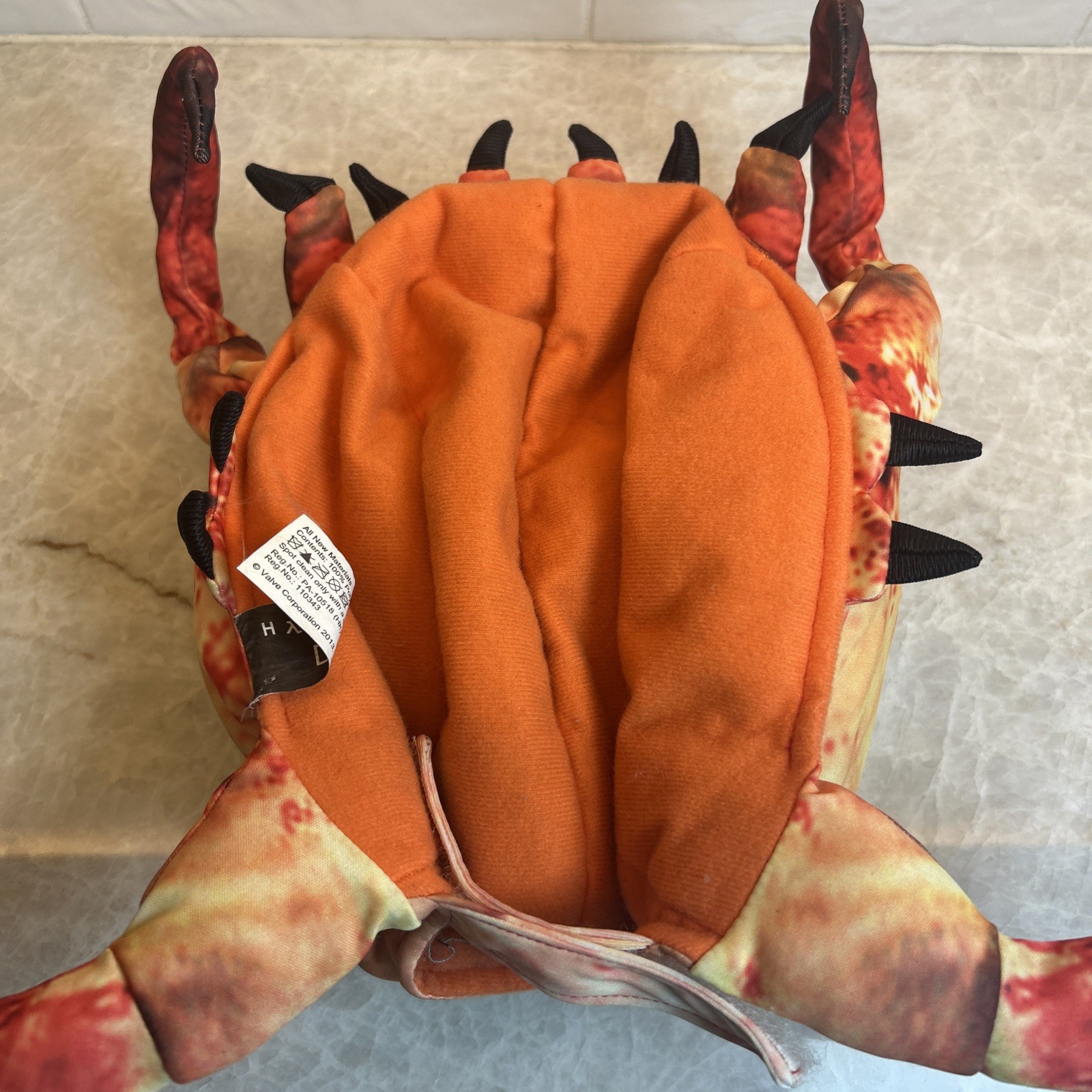 Valve Half-Life 2 Plush Head-crab Hat Extremely Rare 2013 Neca
