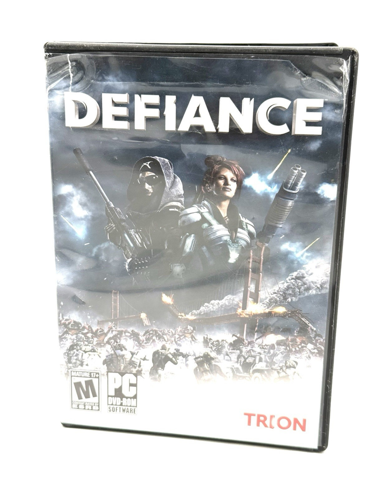 Defiance (PC) DVD-ROM Shooter Game Disc – Trion, M Rated, Multiplayer