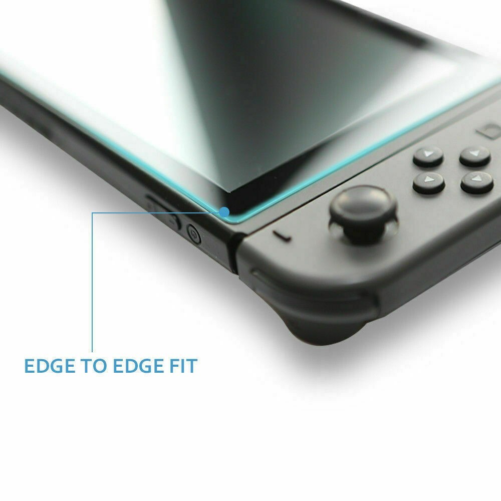 124X Pack Nintendo Switch Premium Tempered Ultra Clear Glass Screen Protector