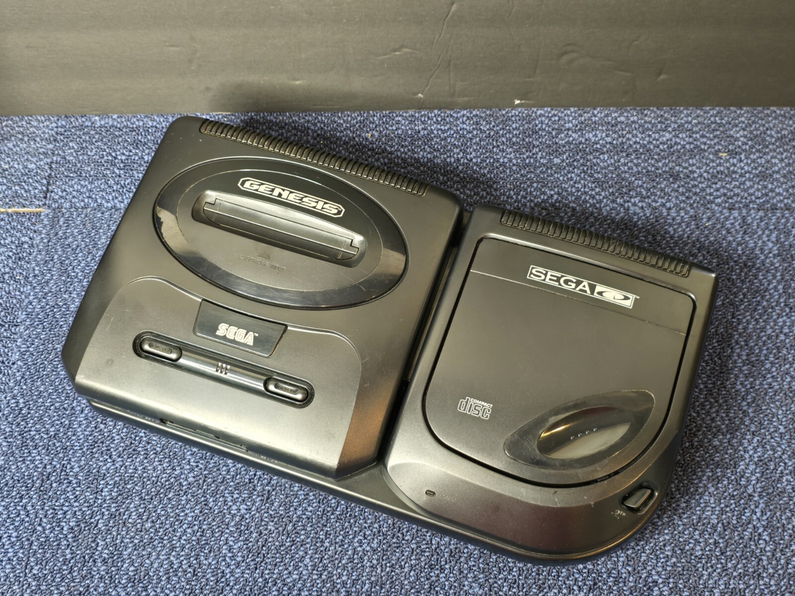 SEGA Genesis Console w/ CD Expansion RARE | READ