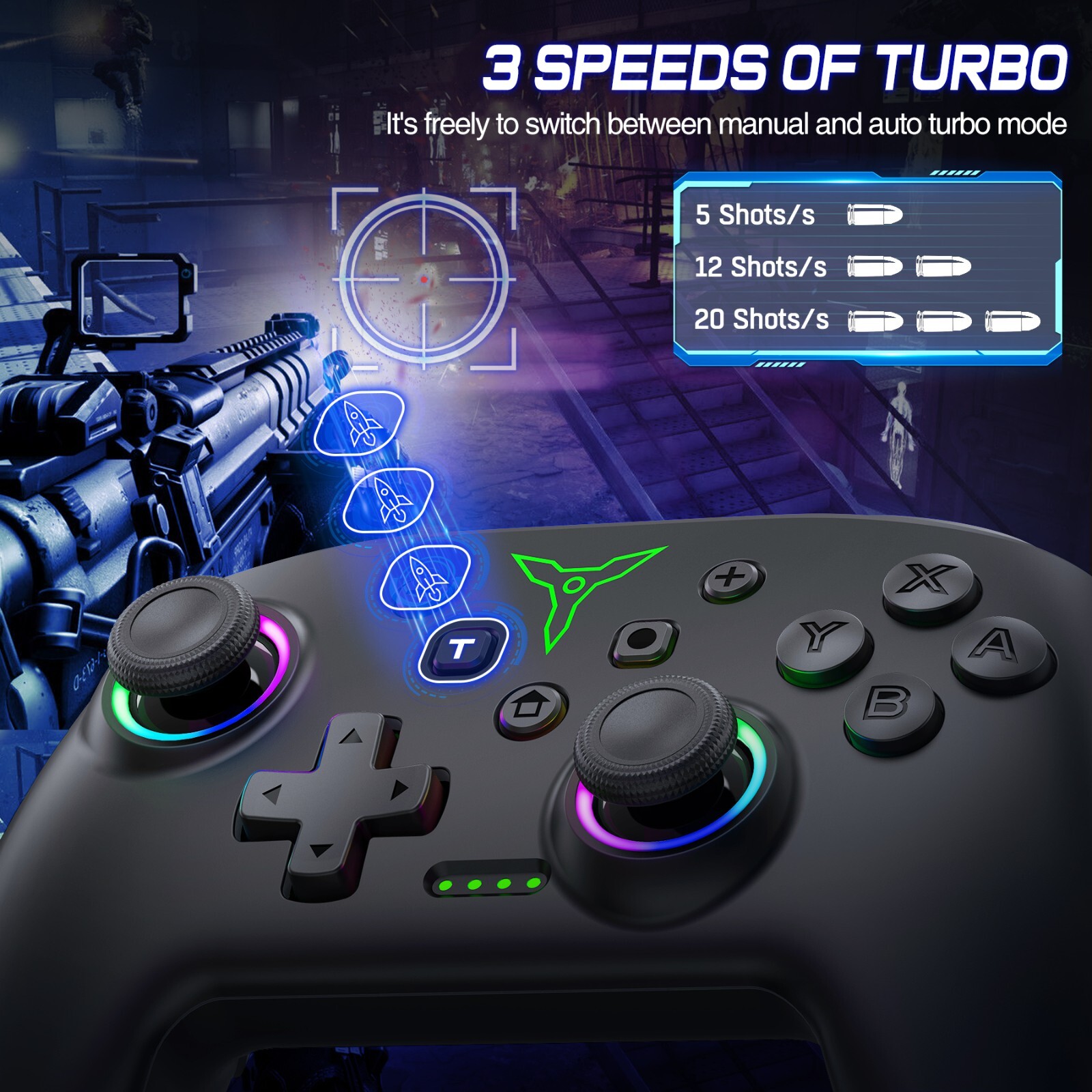 Wireless Switch Pro Controller,Handheld Controller For Nintendo Switch/OLED