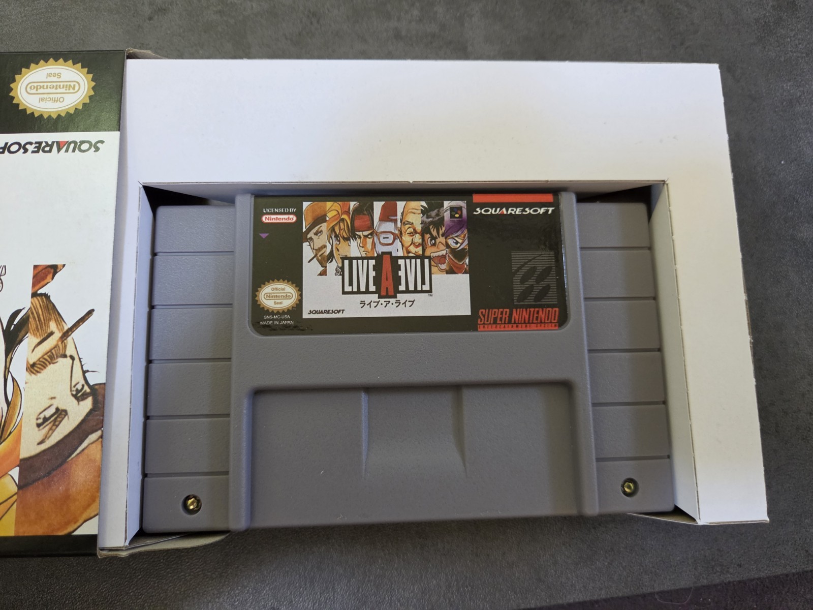 Live A Live (Super Nintendo SNES) English Translation Version With Custom Box
