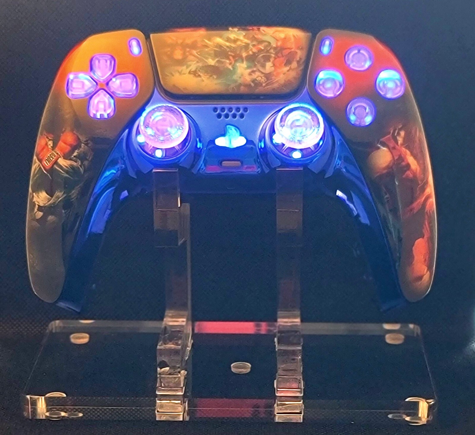 💥Exclusive💥 PS5 One Of One(Street Fighter) 🎮 With LED Kit And Case