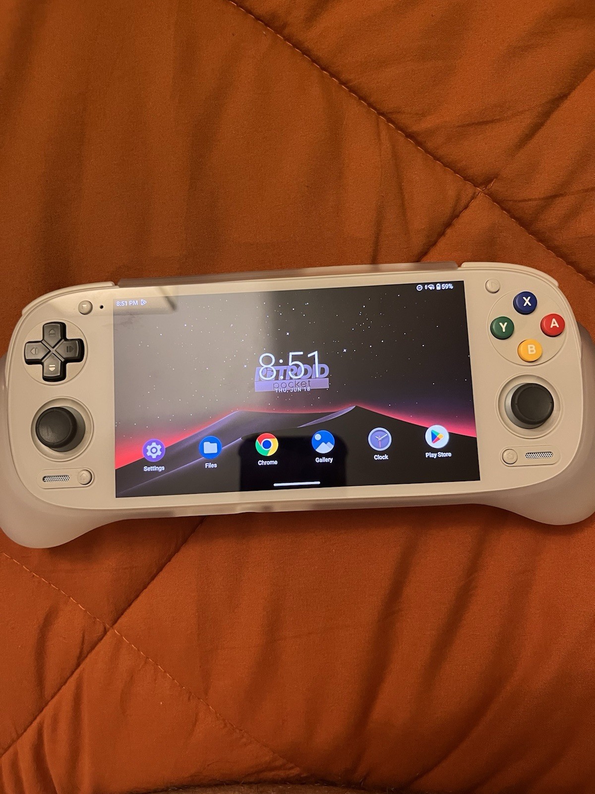 Retroid Pocket 5 with Clear Case