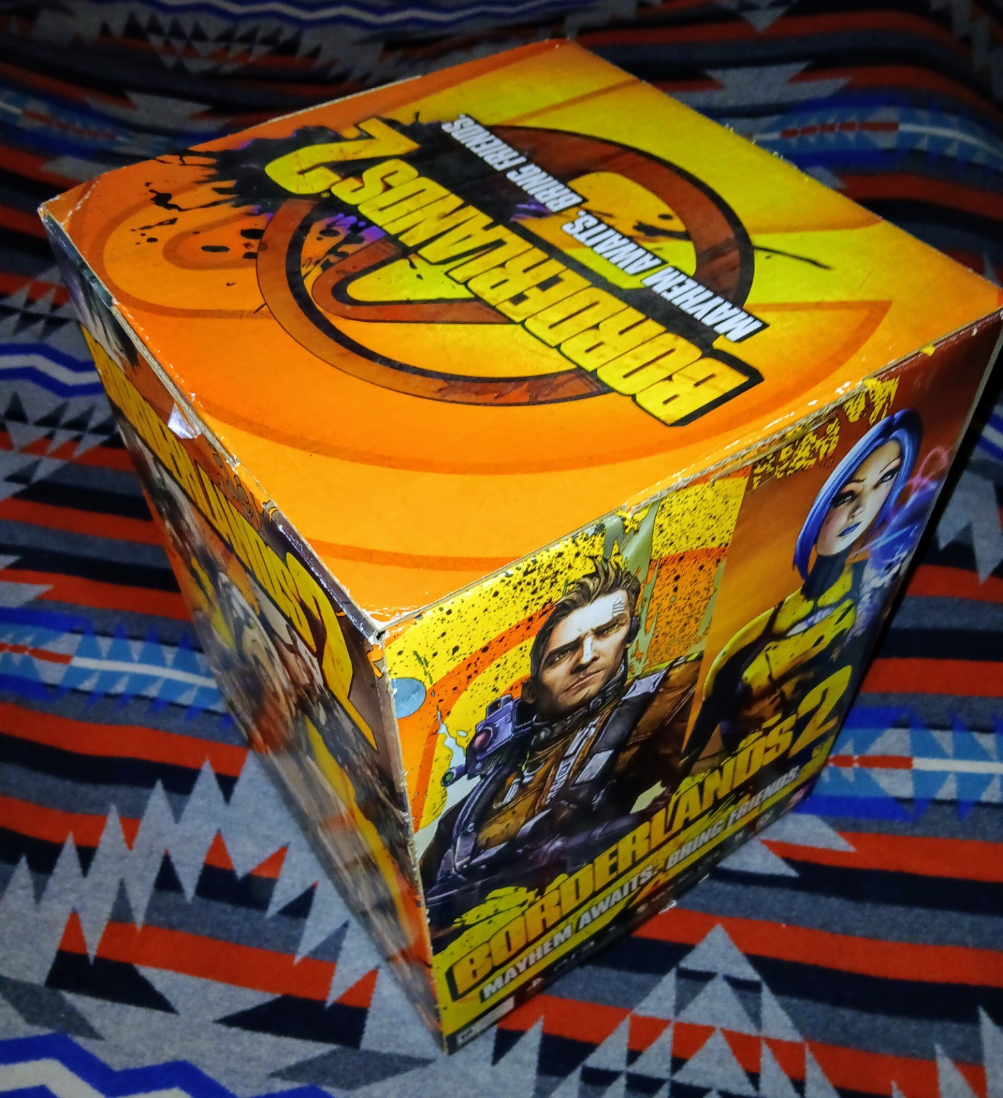 Borderlands 2 Big 15 x 11 X 11 Gamestop Promo Display Cube 2012 Gearbox 2k