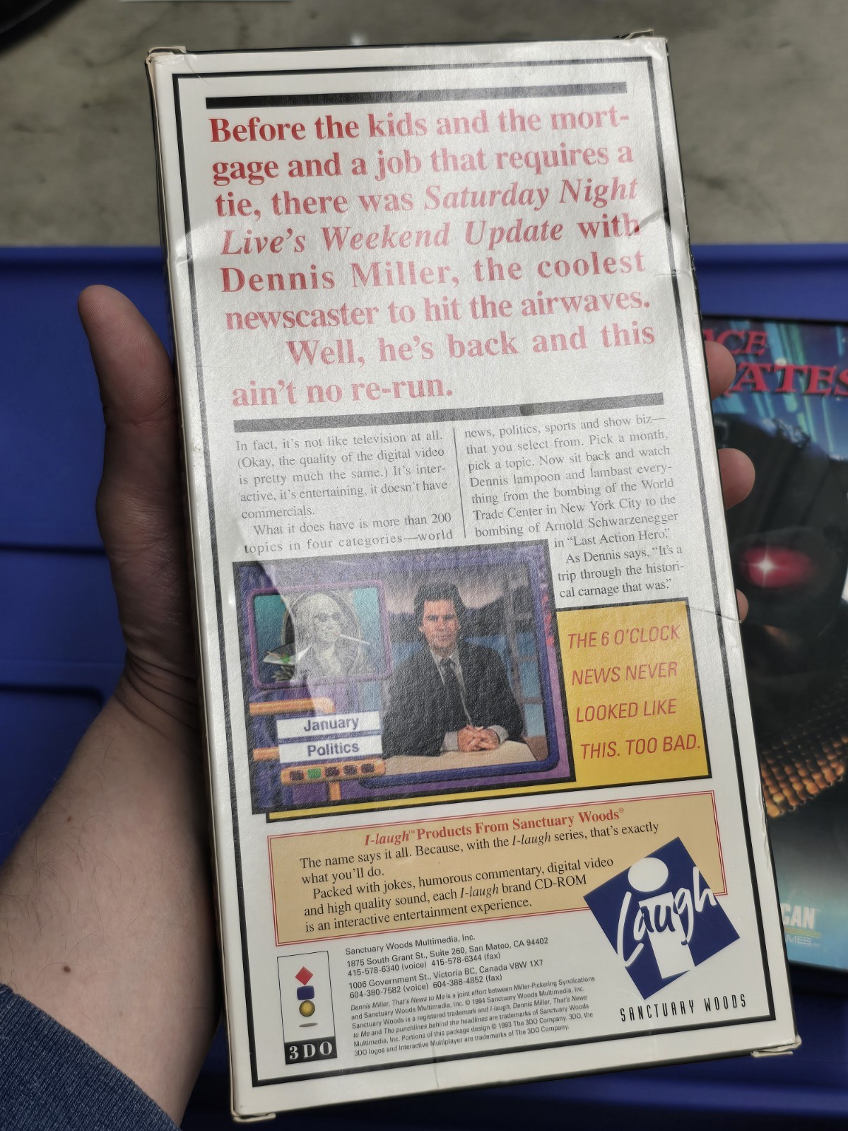 Dennis Miller That’s News To Me (3DO) Box & Case Only No Game