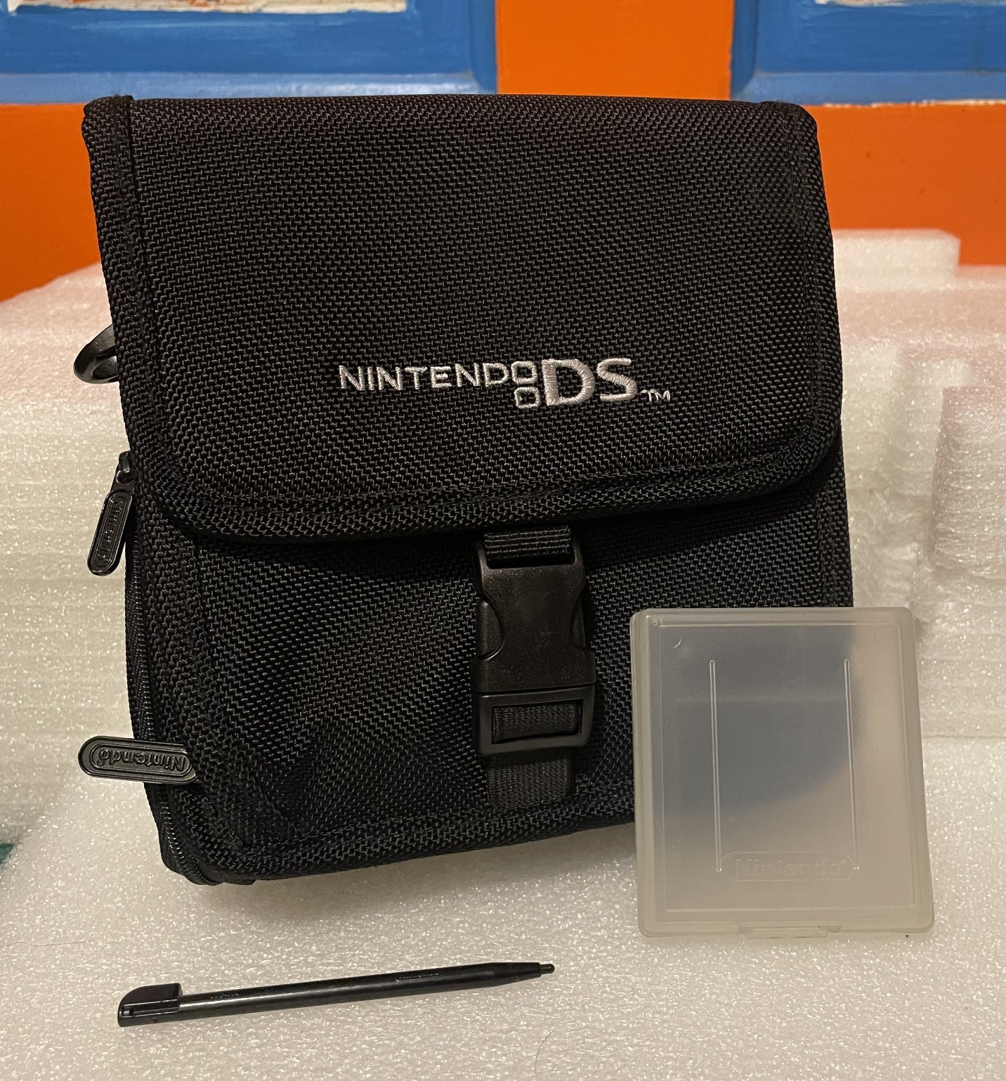 Official Original Bundle 2004 Nintendo DS Travel Bag/Carry Case Black & Pencil