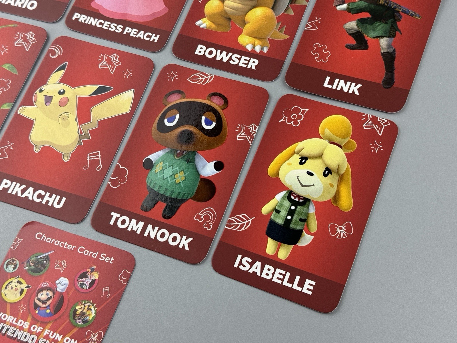 Authentic Nintendo Switch Character Card Set Limited Promotional Promo 2023