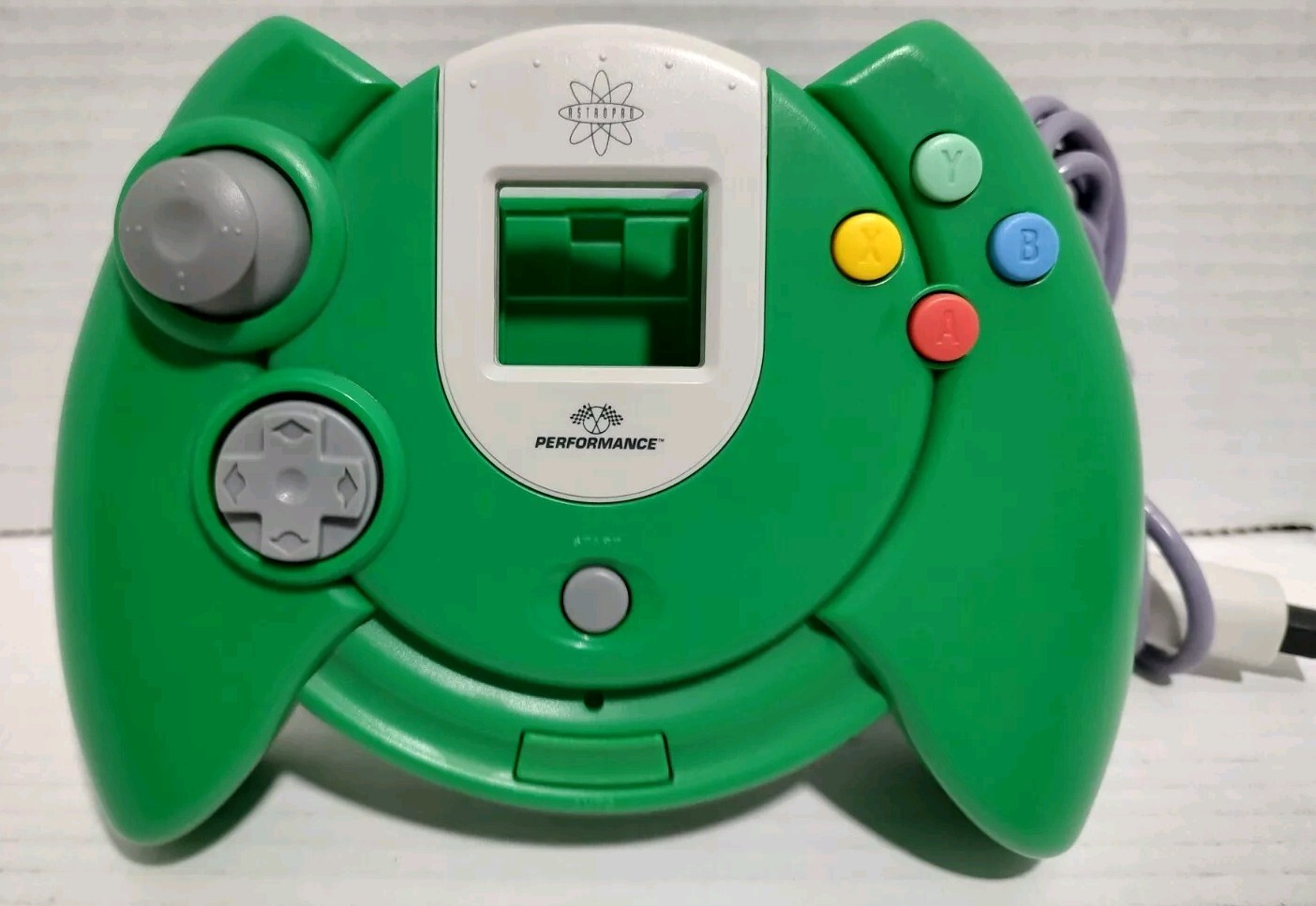 Sega Dreamcast Astropad Controller Green by Performance And Memory Card