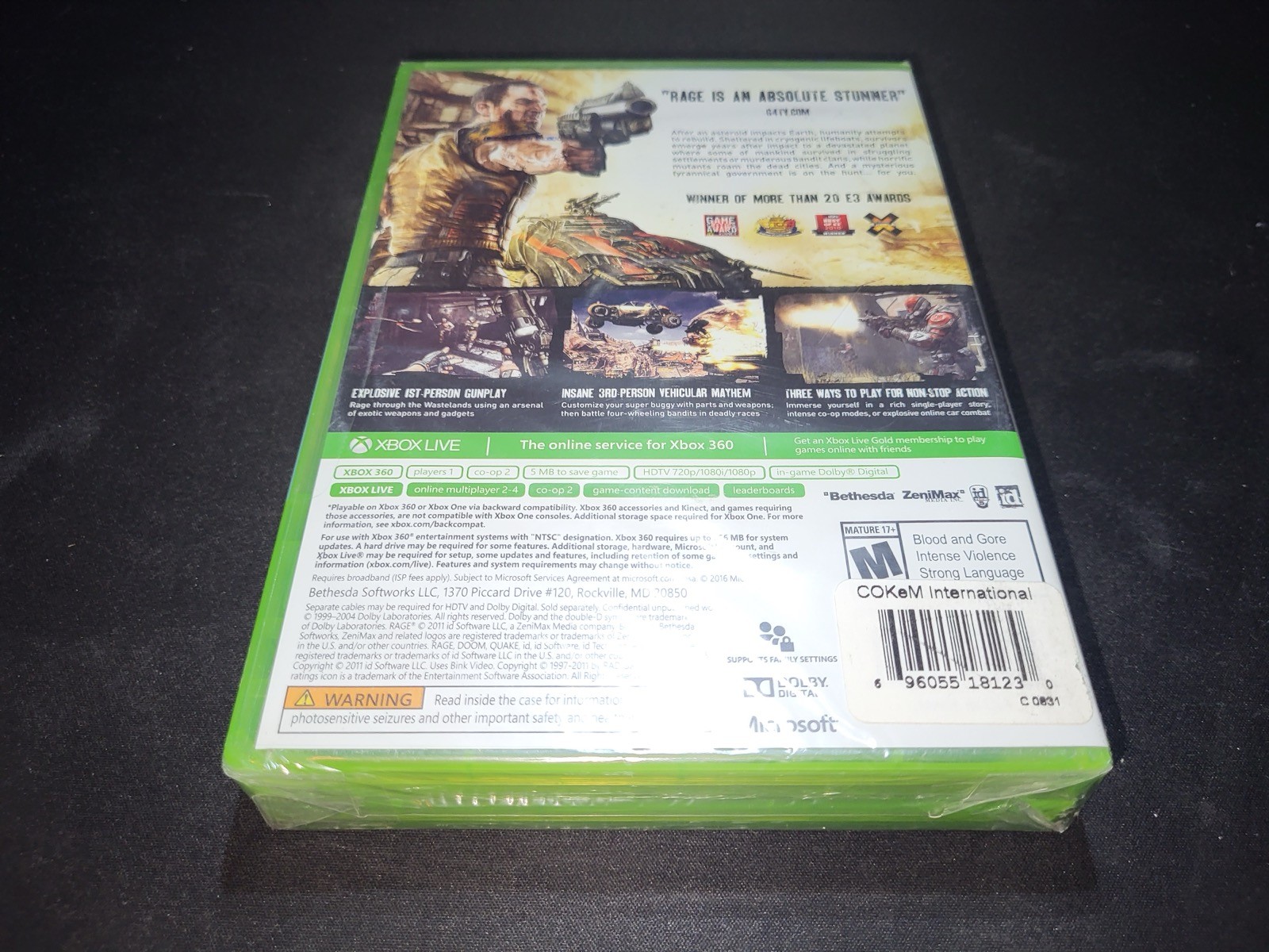 Xbox Greatest Hits 2 Pack Fallout 3 GOTY Edition/Rage Xbox 360/One NEW SEALED