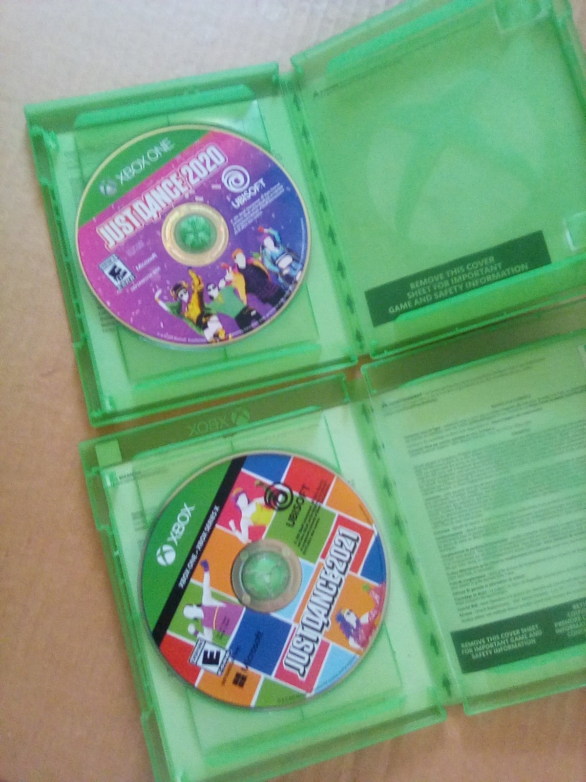 XBOX ONE Just Dance 2020 + XBOX ONE/XBOX SERIES X Just Dance 2021 Video GAME Lot