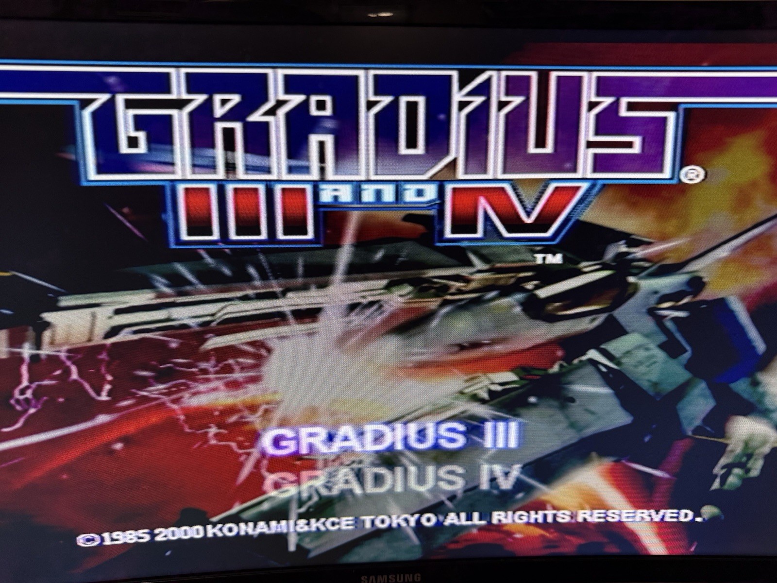 Gradius III 3 and IV 4 Ps2 Sony Playstation 2 Disc Only Tested