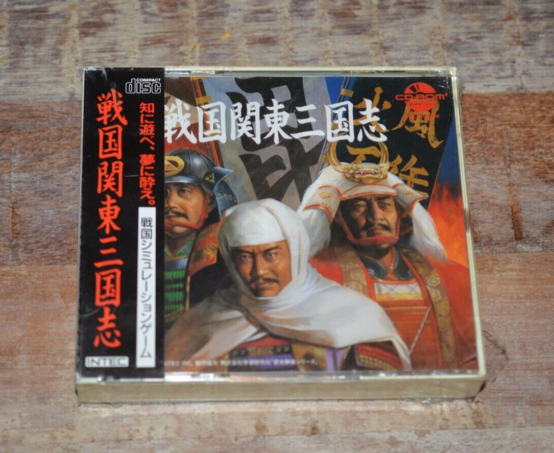 PC Engine Sengoku Kantou Sangokushi Japan import US Seller SCD New in Shrinkwrap