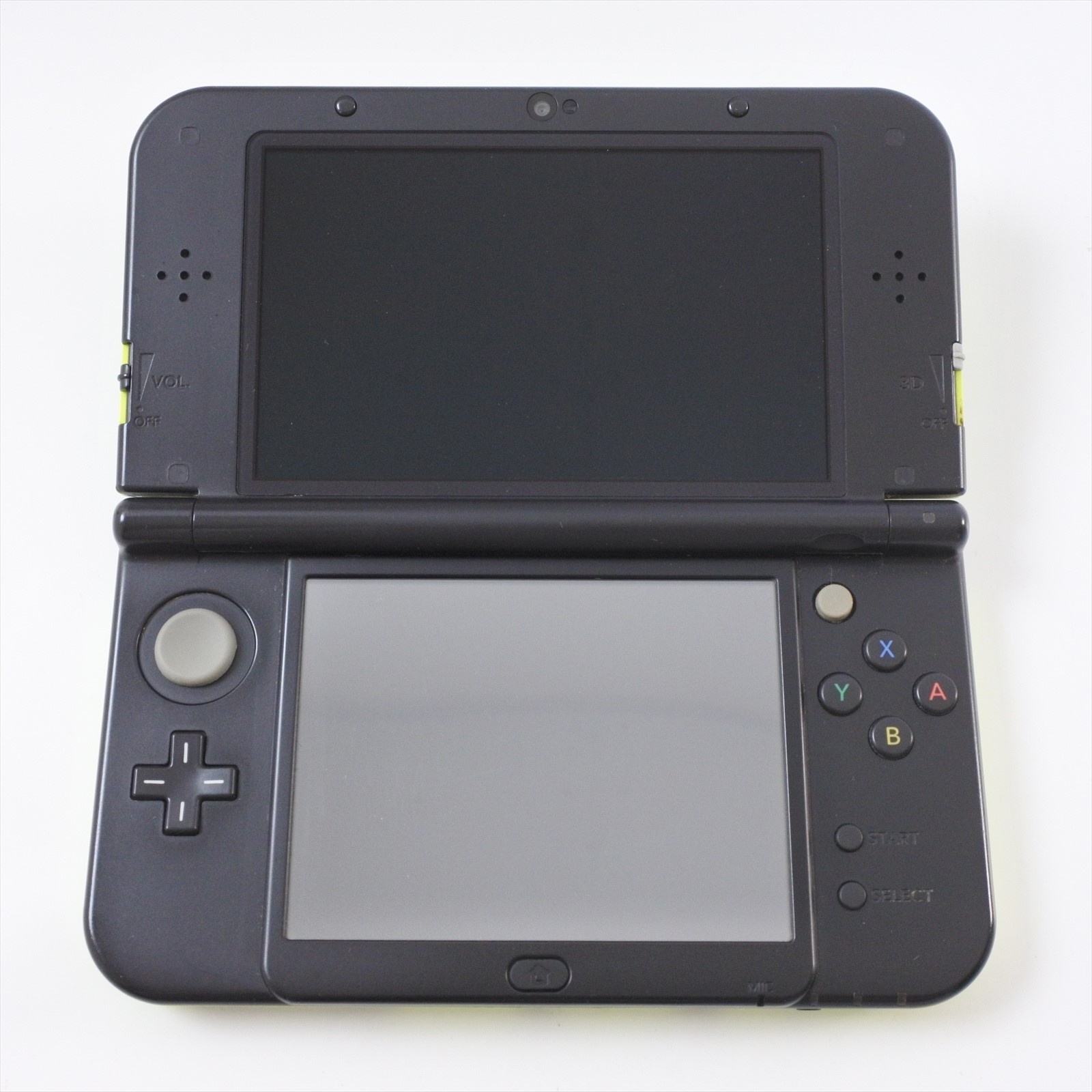 New Nintendo 3DS LL Console RED-001 Boxed NO Touch pen LIME x BLACK 2184 n3ds