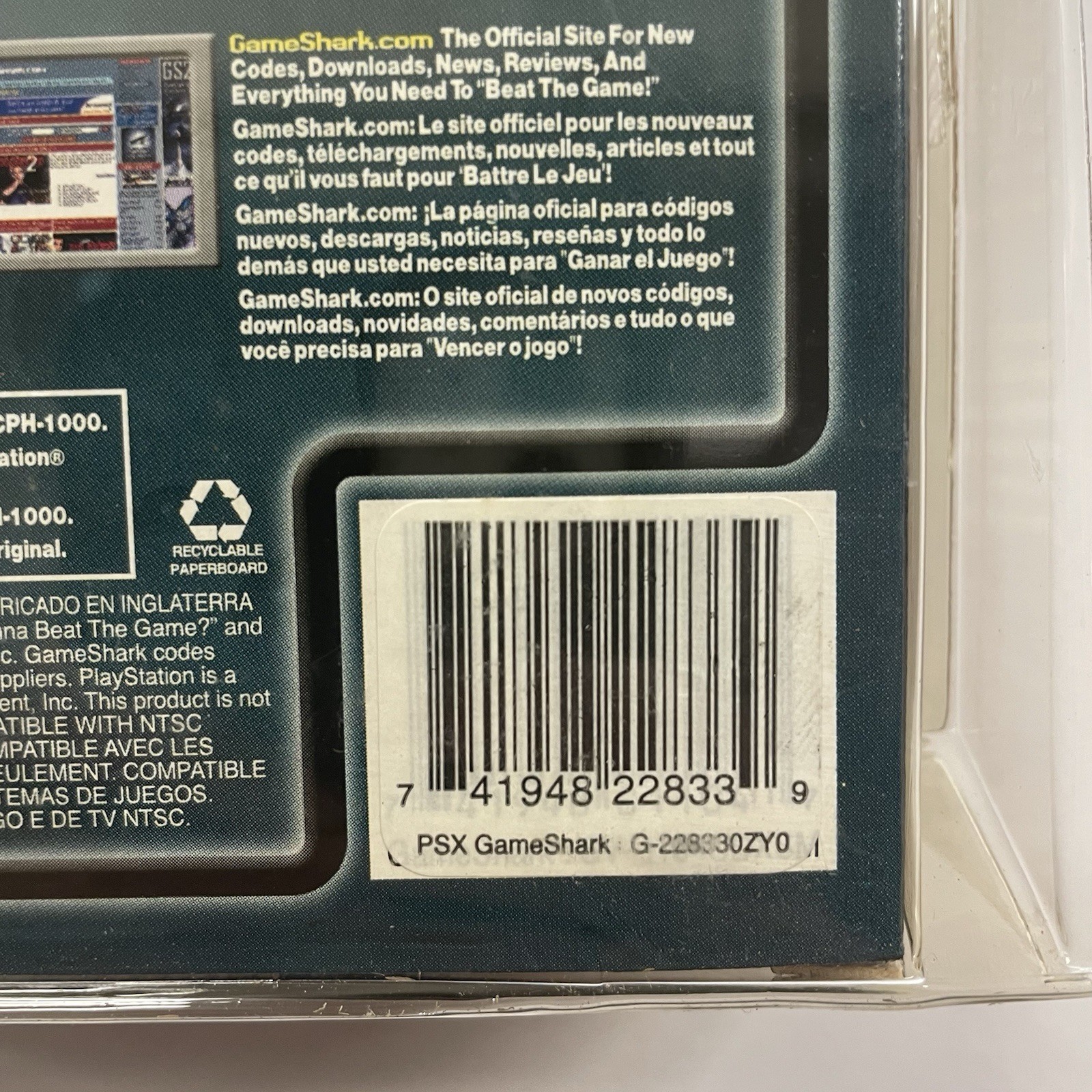GameShark Version 4.0 Game Enhancer PlayStation 1 PS1 PSX NEW Factory Sealed