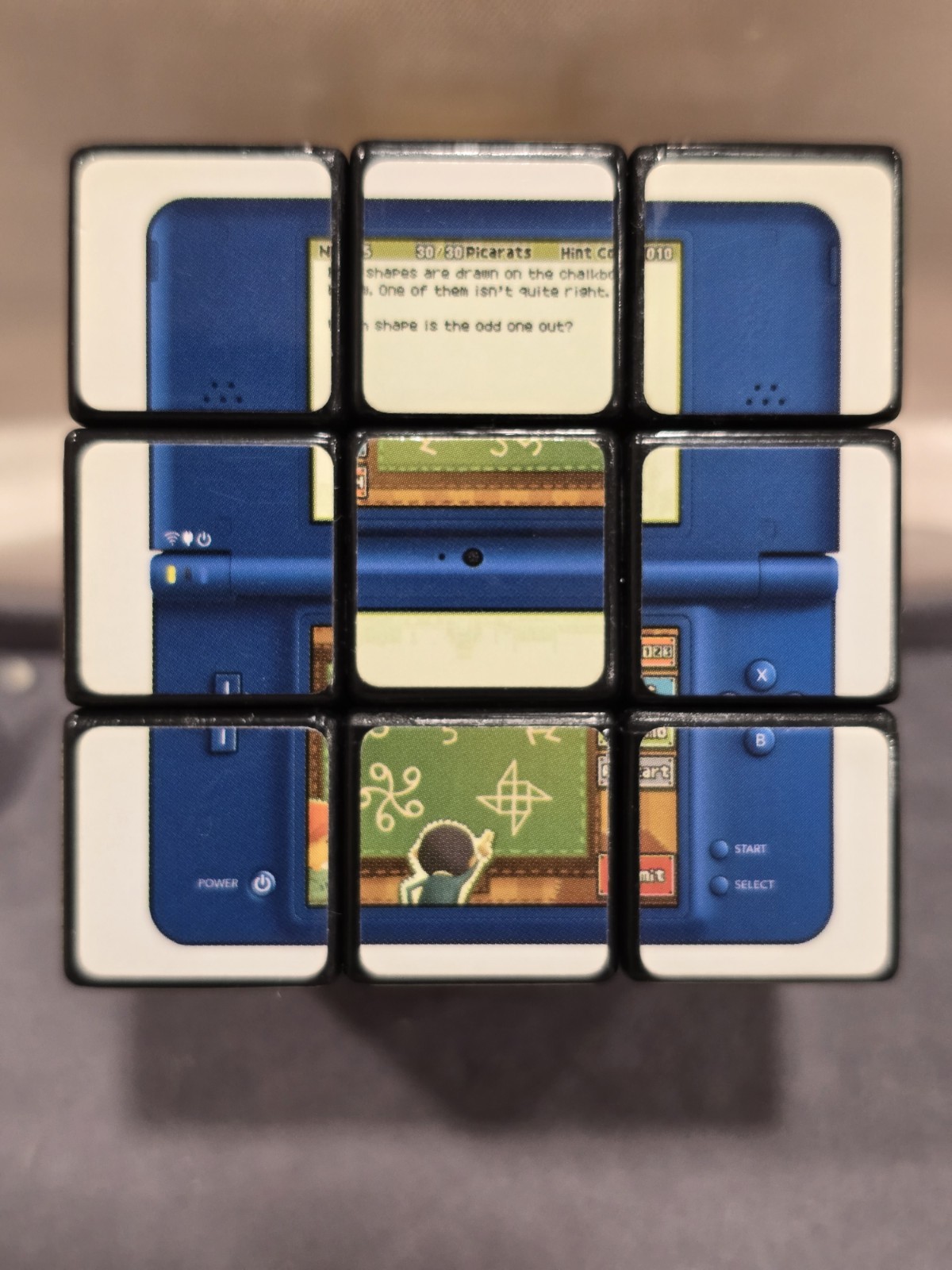 Nintendo Promotional Professor Layton and the Unwound Future Rubik’s Cube Rare!!