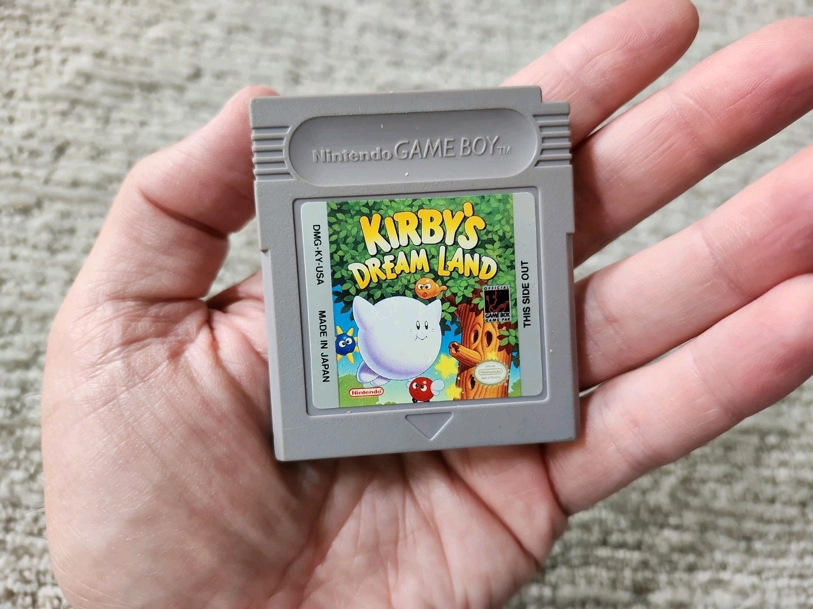 Kirby’s Dream Land (Nintendo Game Boy, 1992) with Manual, EXCELLENT CART!