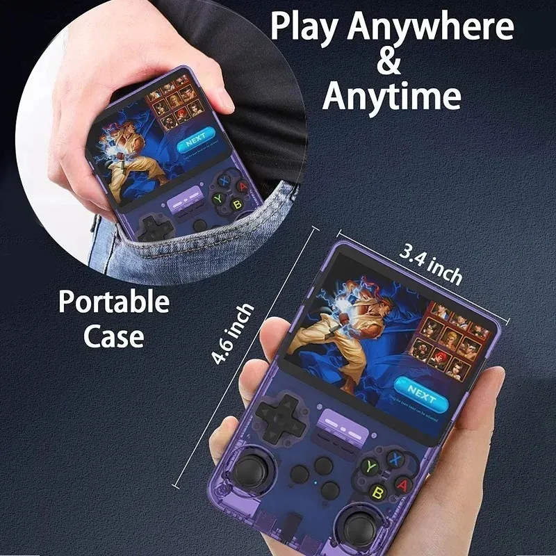 R36S Handheld Game Players 20000+ Games Portable Game Console 64/128GB Retro