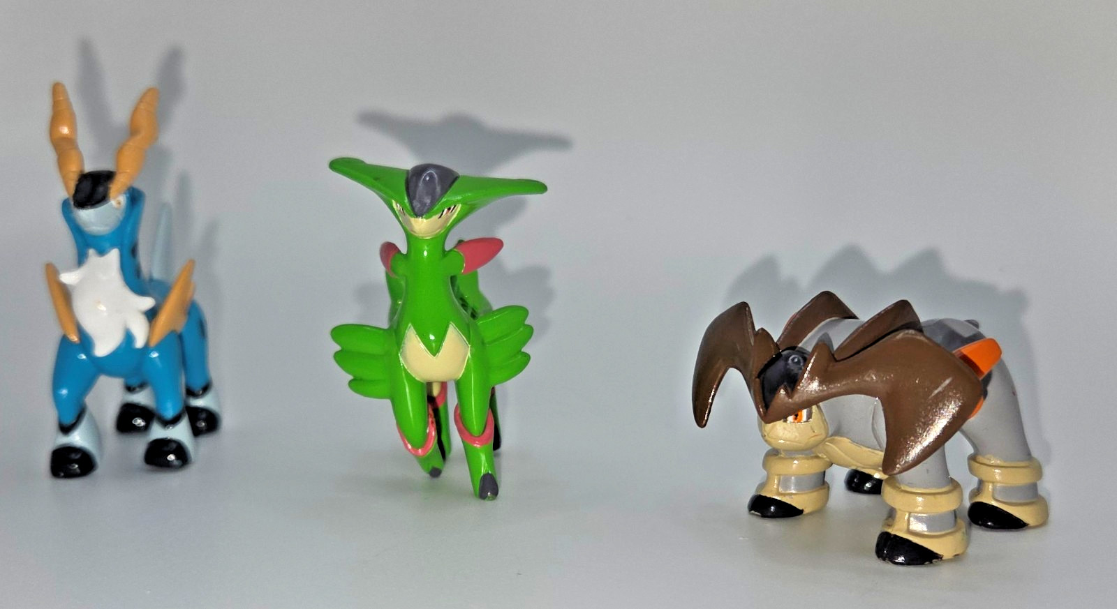 Pokemon Swords of Justice Mini Figures Takara Tomy Cobalion Terrakion Virizion