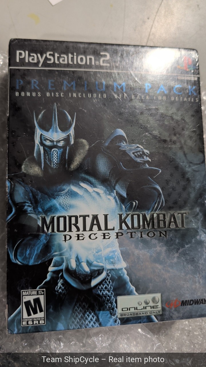Brand PS2 Mortal Kombat Deception Premium Edition Steel Case Sealed G1N