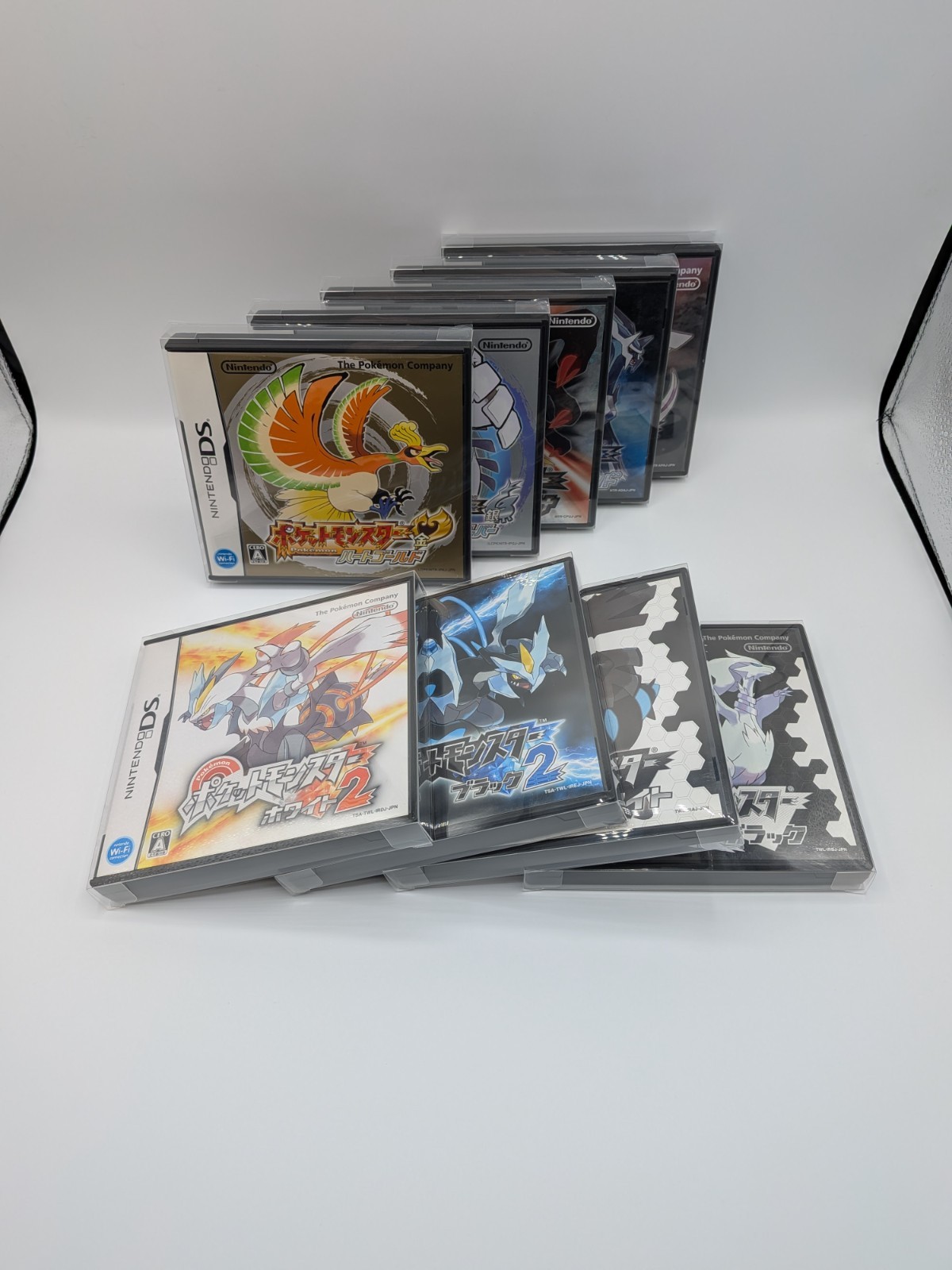 Pokemon Black White 1 2 Heart Gold Soul Silver Perl Diamond Platinum DS Japanese