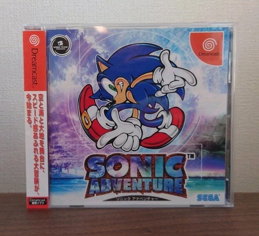 Sonic Adventure Sega Dreamcast HDR-0001 MINT + Spine Card NTSC-J FREE SHIP
