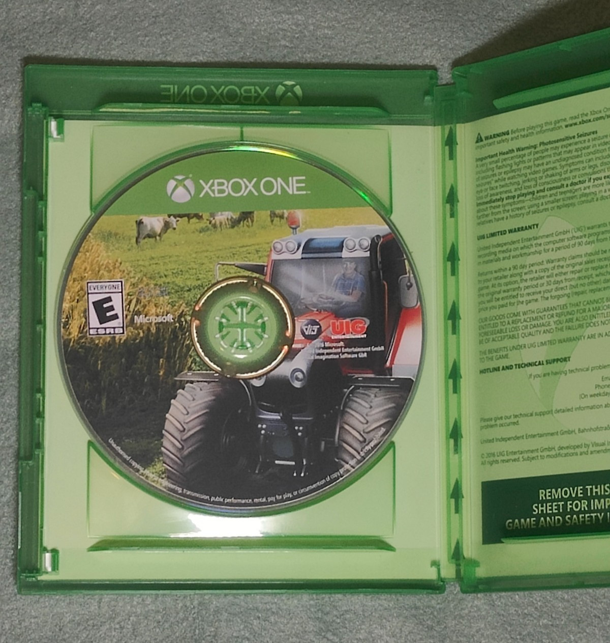 Professional Farmer 2017 Microsoft Xbox One Farming Simulation Game No Manual
