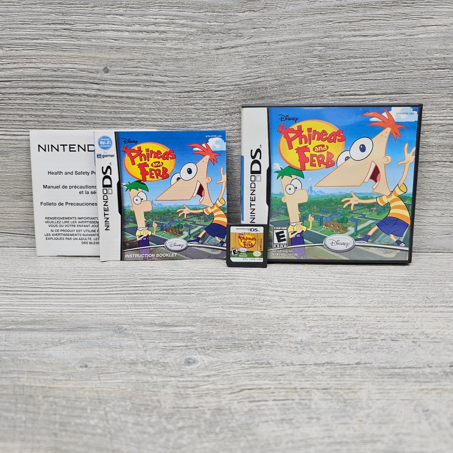 Phineas and Ferb Nintendo DS Complete CIB Tested Working Gadgets Agent P