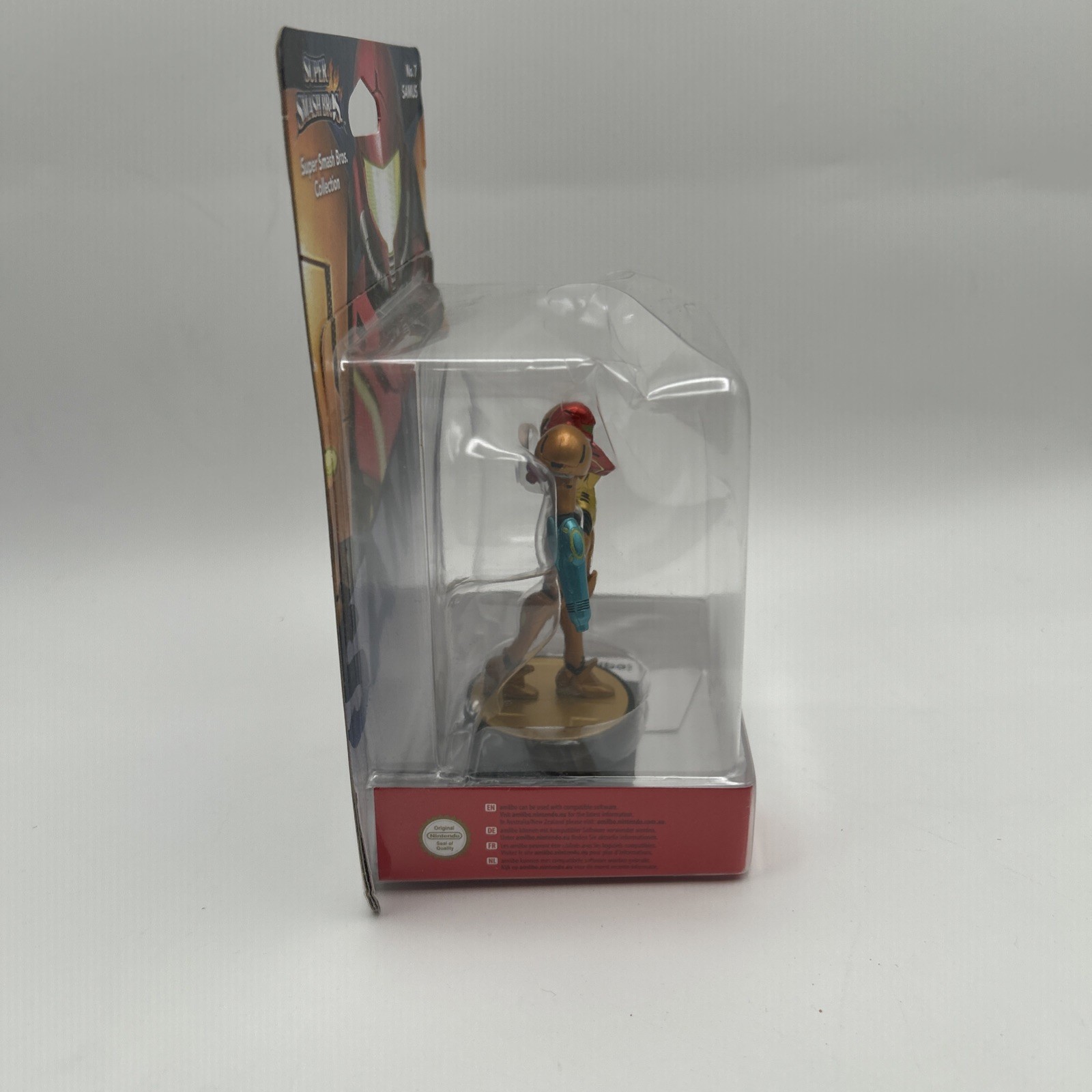 Amiibo – SEALED Samus Figure (Super Smash Bros) Damaged Box